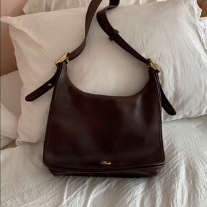 Vintage coach legacy crescent bag